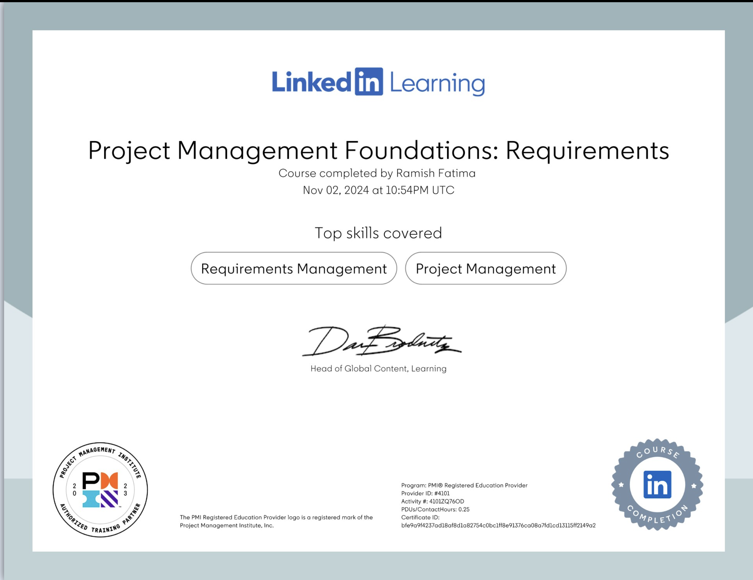 Project Management Foundations